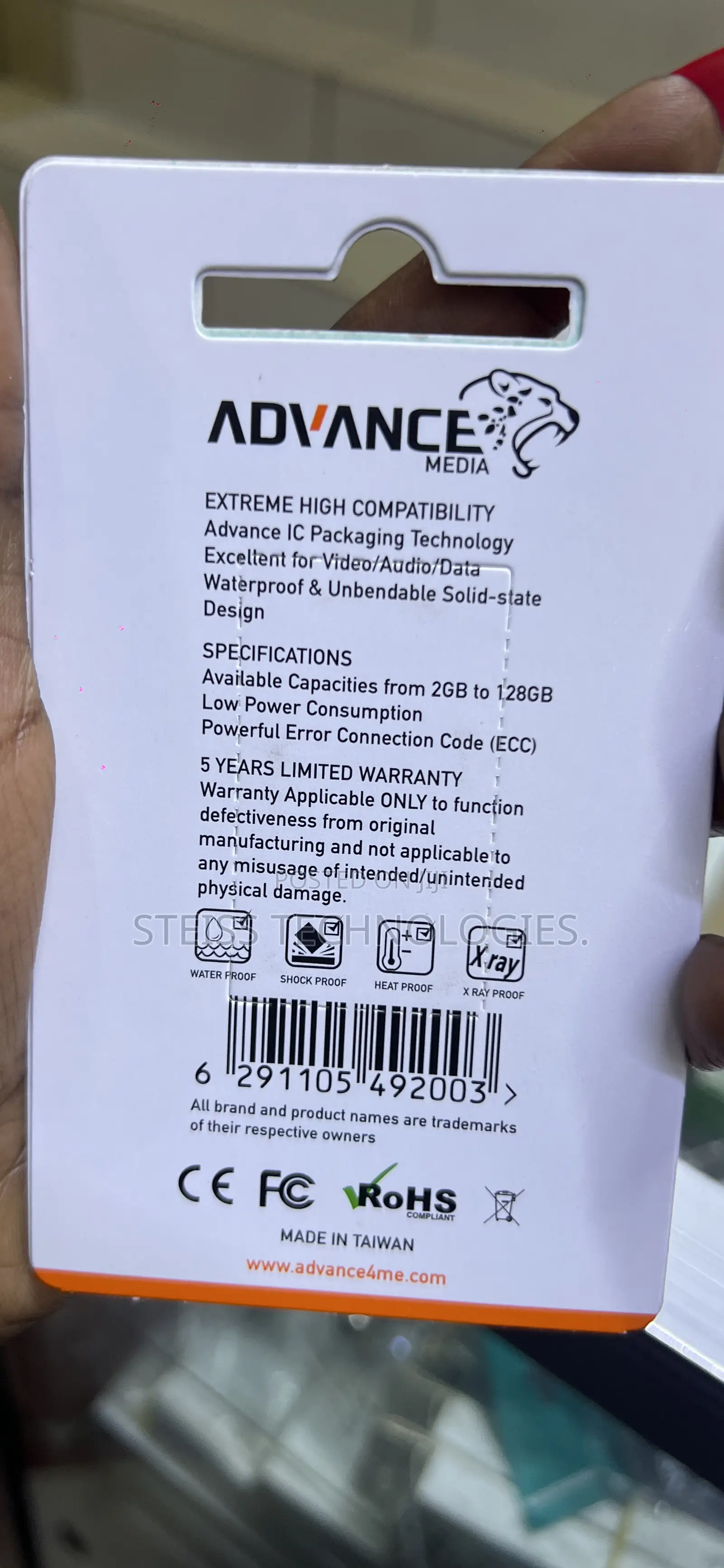 128gb Advance Memory Card