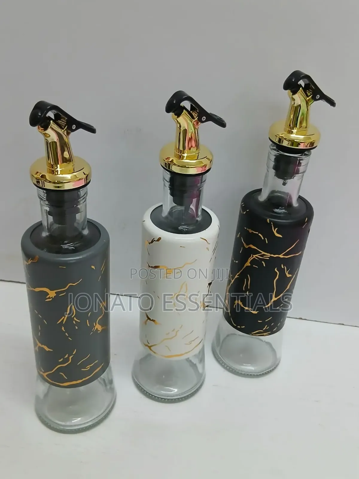 320ml Marble Like Glass Oil Dispenser