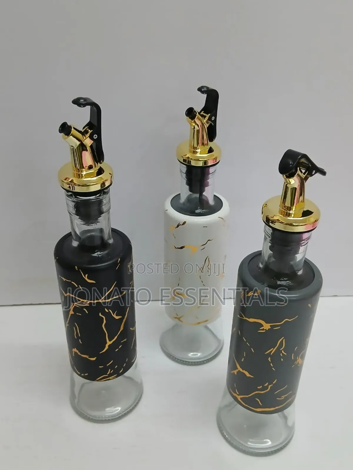 320ml Marble Like Glass Oil Dispenser