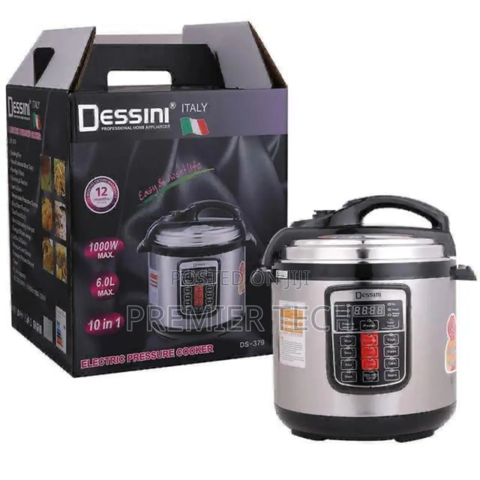 *6 Litre Dessini Electric Pressure Cooker
