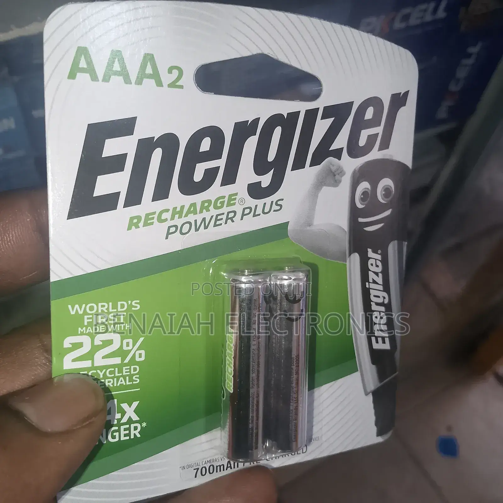 Energizer Rechargeable Battery Aaa (In Pairs)