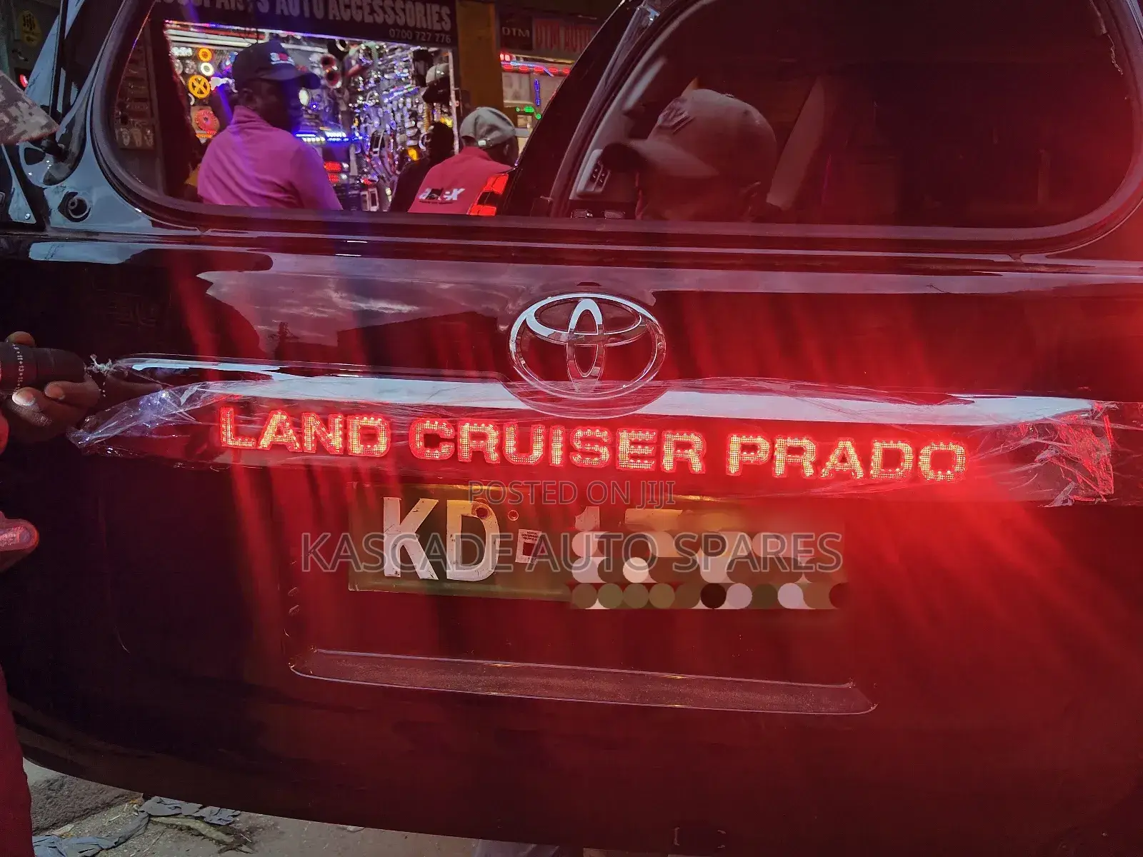 Boot Chrome/ Trunk Prado Fj 150 2018 New Model With Light