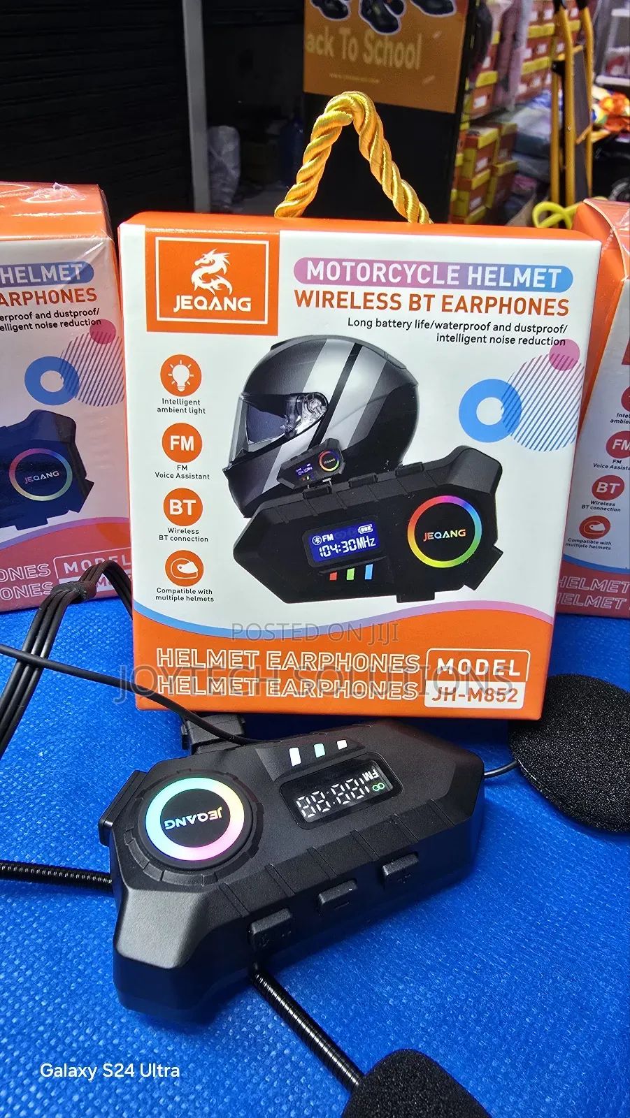 Helmet Bluetooth Headset , With Noise Cancellation