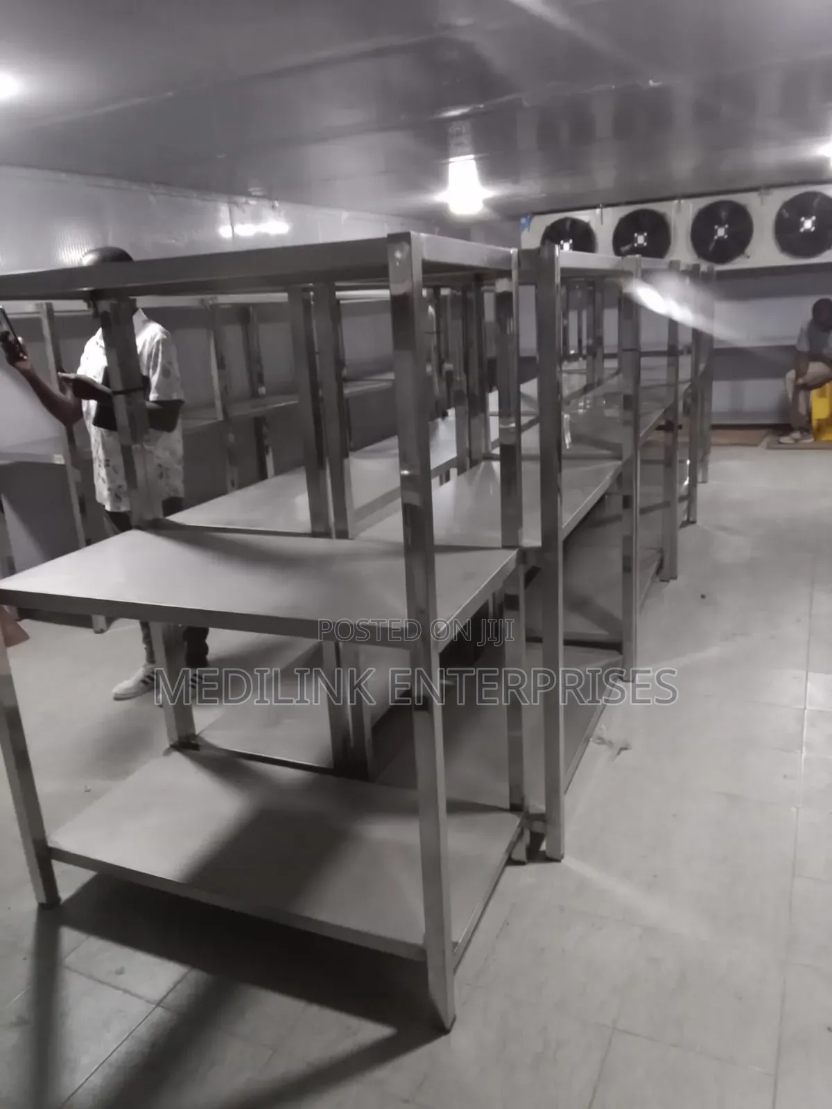 Sunk Stainless Steel Storage Racks
