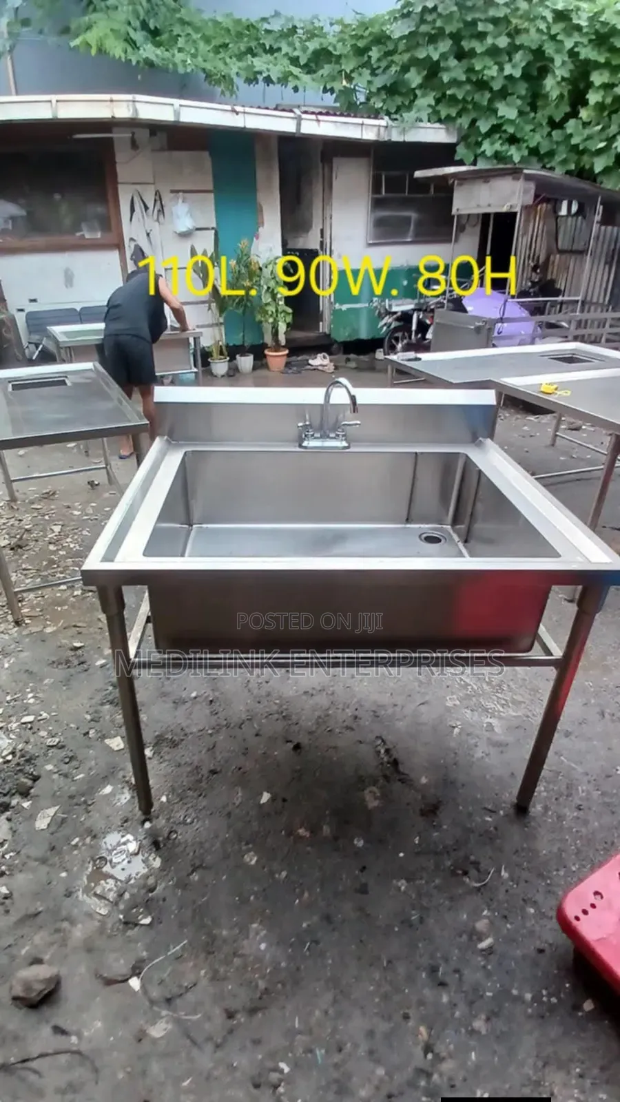 Stainless Steel Commercial Kitchen Sink