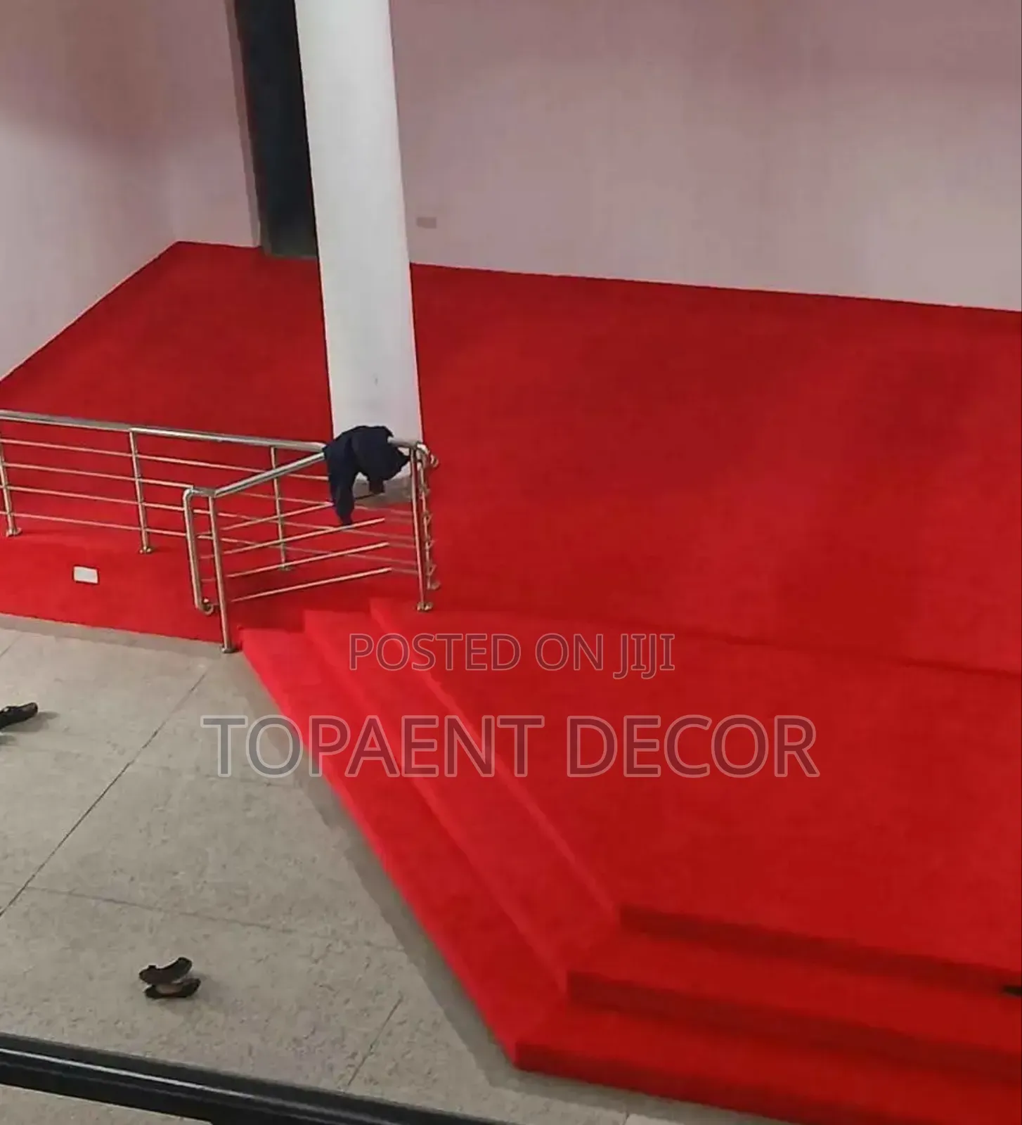 Church Altar Red Carpet With 4mm Thickness Delta Carpets
