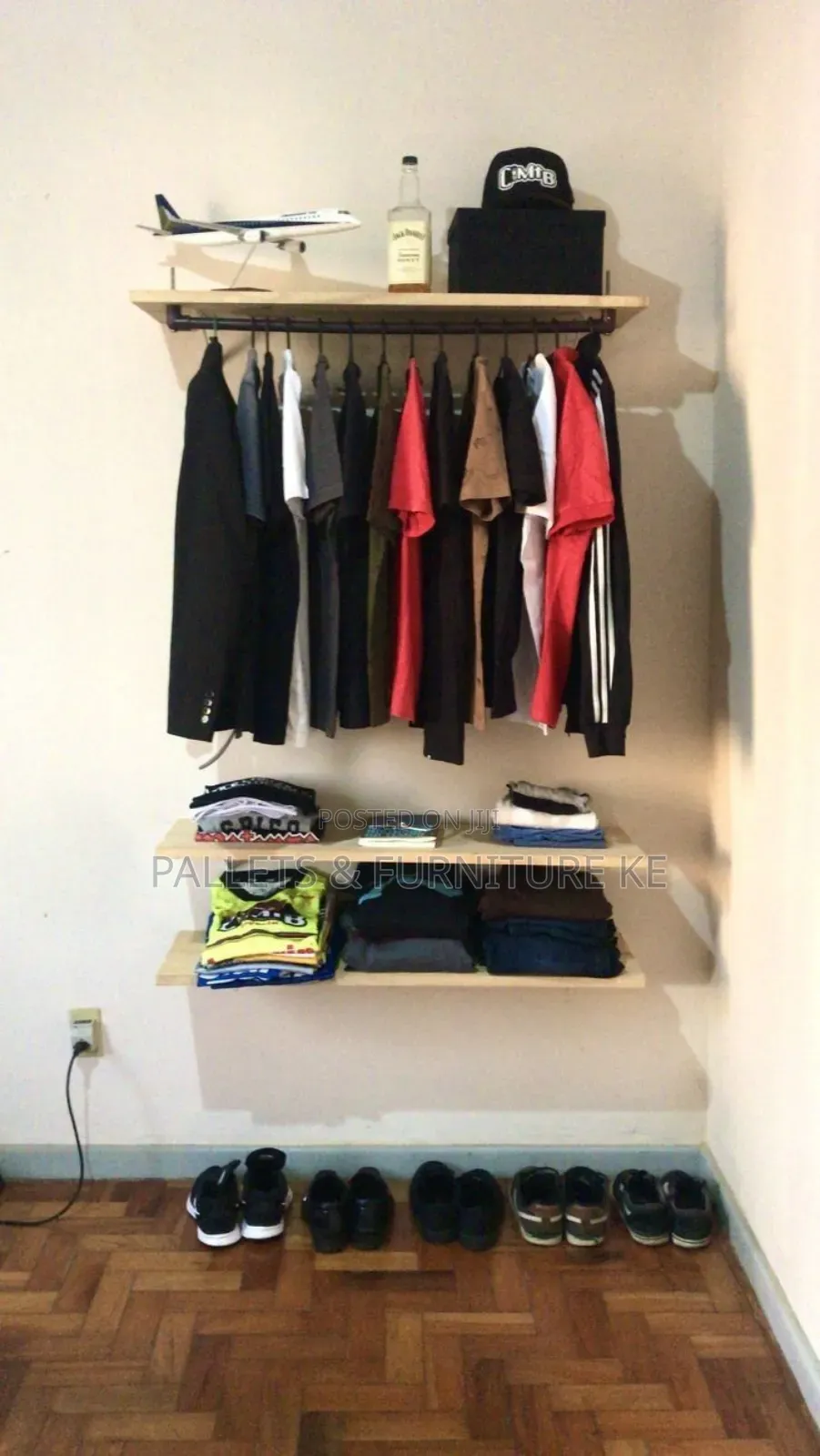Treated Pallet Wood Wardrobe(Closet)