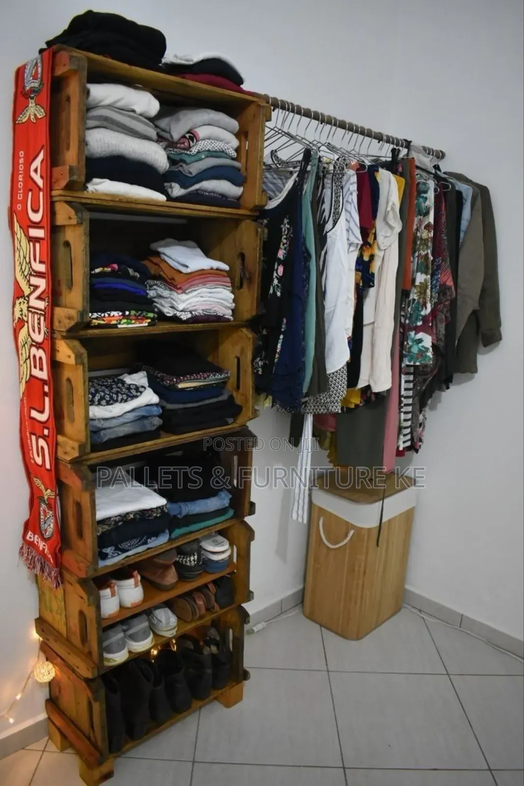 Rustic Plank Closet $45