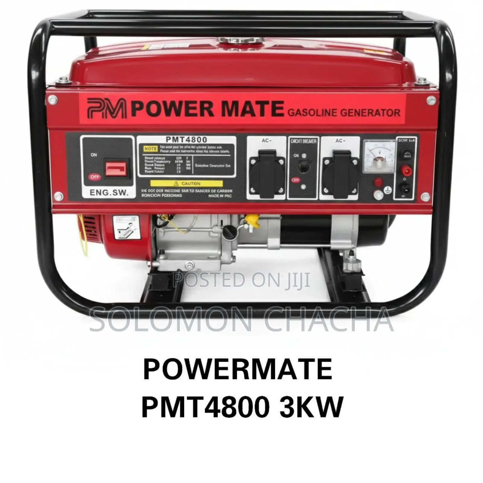 Powermate 3kw Gasoline Generator Pmt4800
