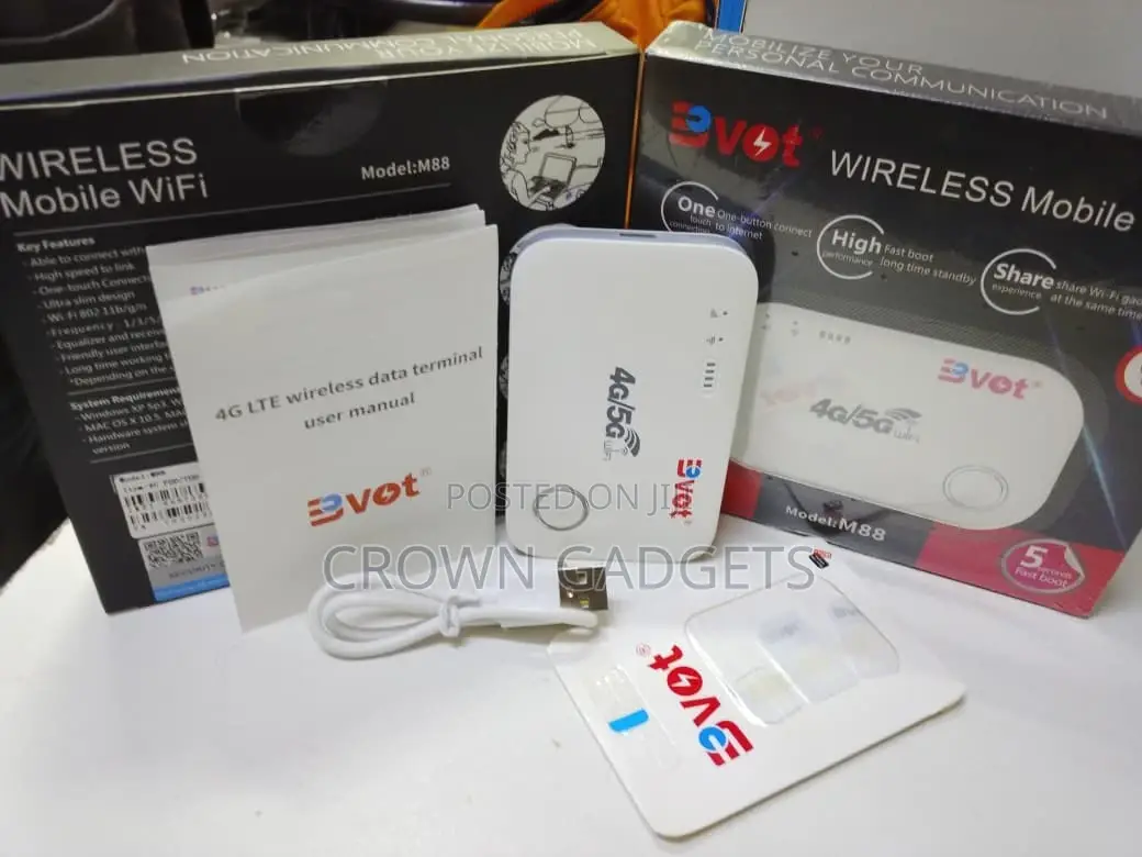 Bvot M88 4g/5g Pocket Wifi Router With Fast Boot