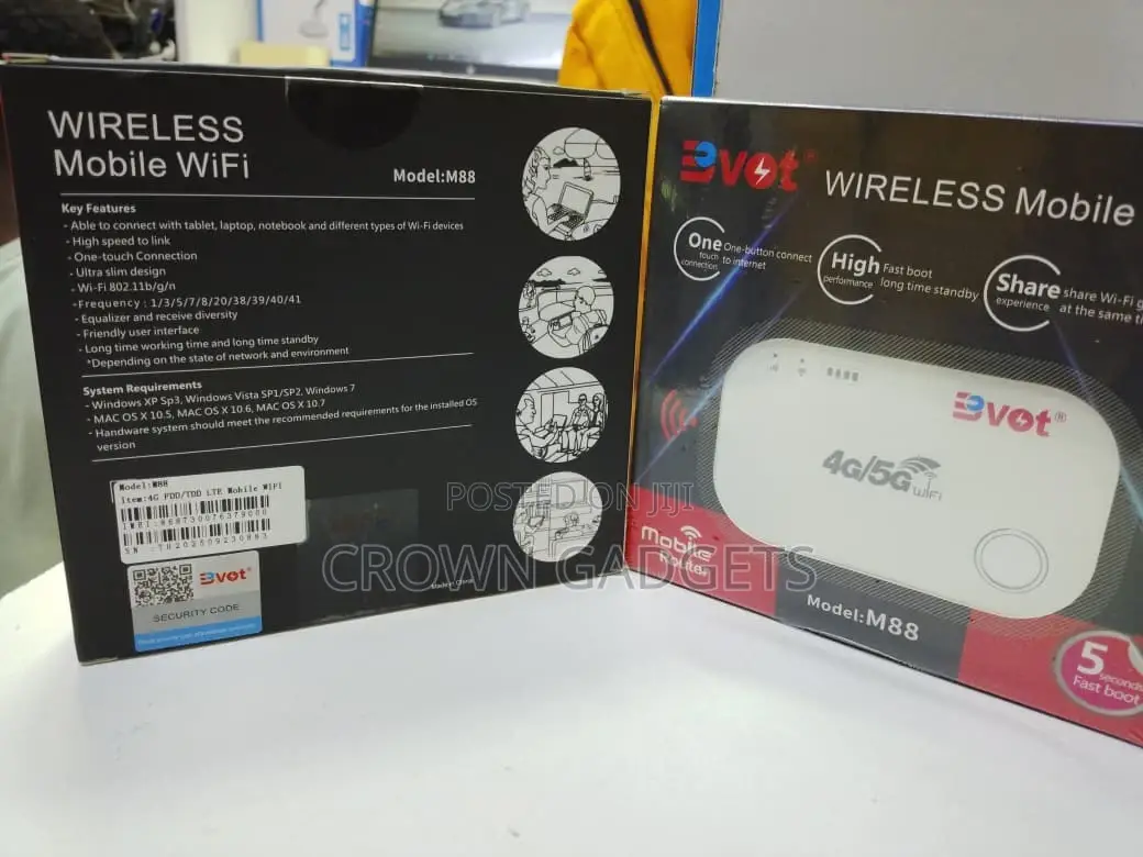 Bvot M88 4g/5g Pocket Wifi Router With Fast Boot