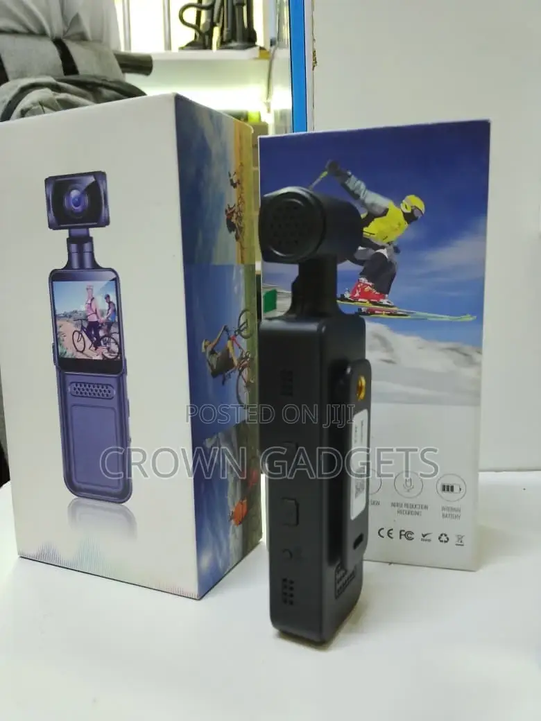  Handheld Action Camera With 180° Rotating Lens Wifi