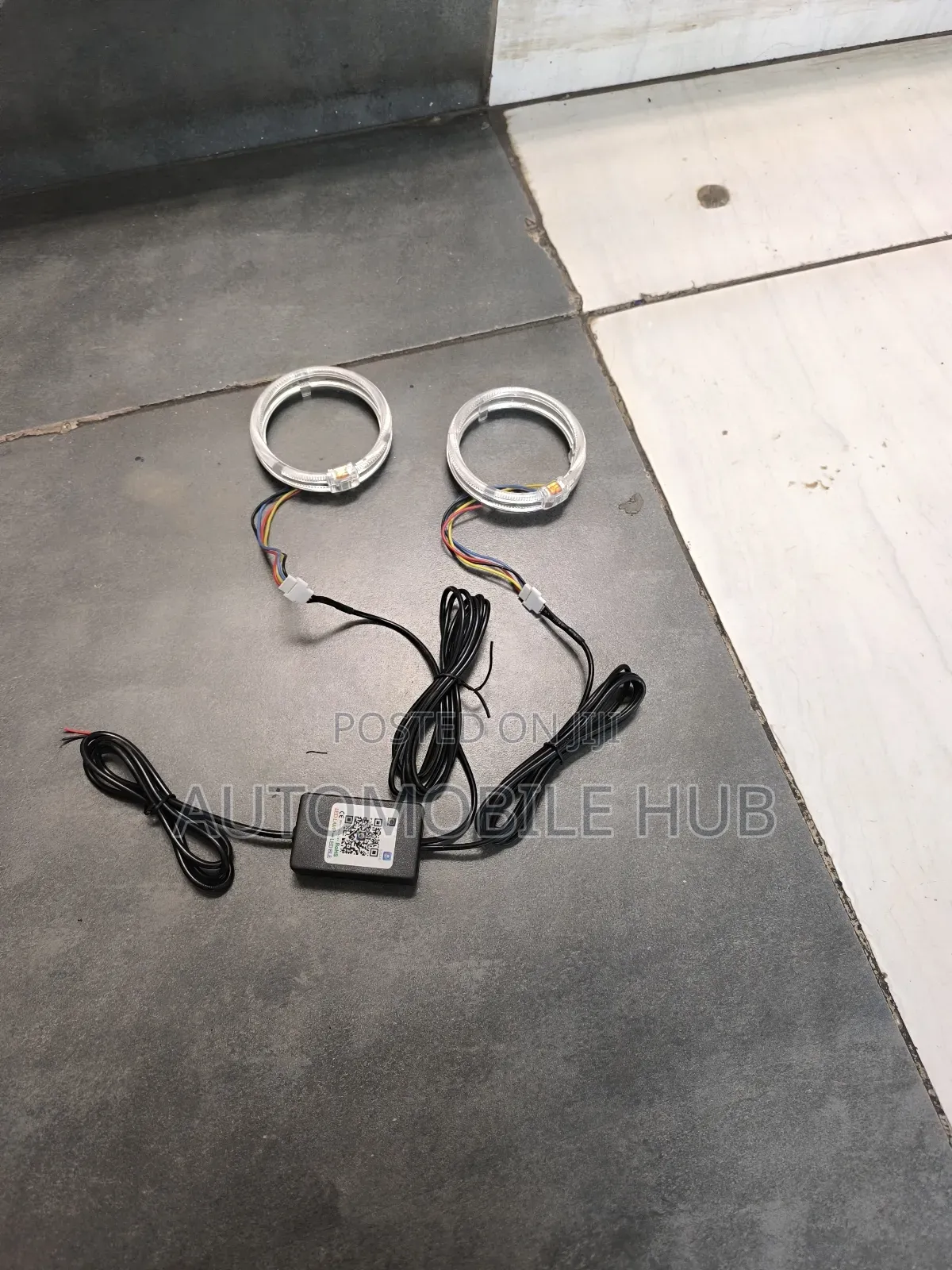 RGB Car Headlight Ring Light – App Remote Controlled Led Angel Eyes