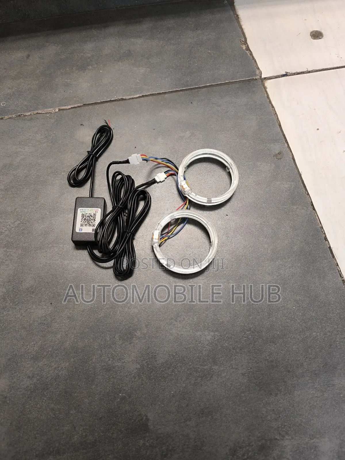 RGB Car Headlight Ring Light – App Remote Controlled Led Angel Eyes