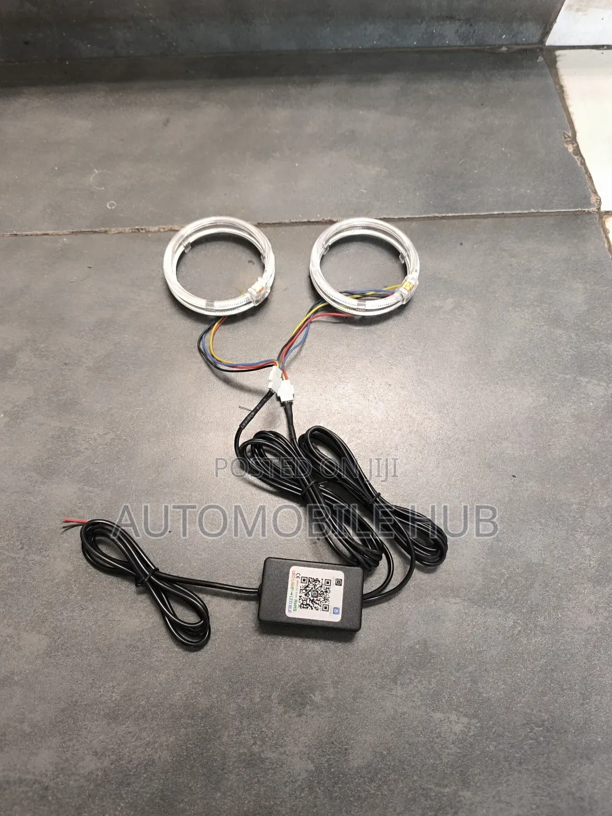 RGB Car Headlight Ring Light – App Remote Controlled Led Angel Eyes