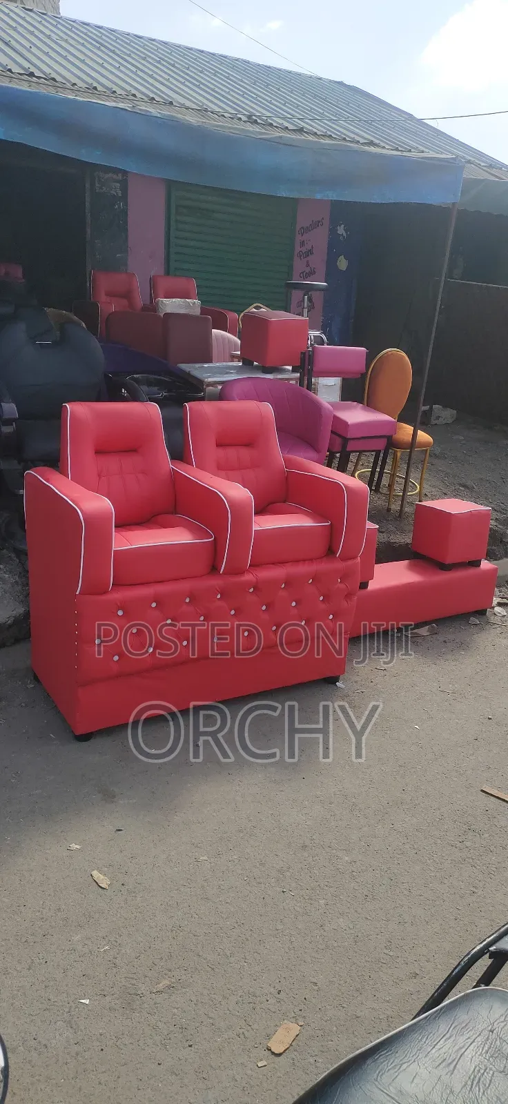2 Seater Modern Pedicure Seat
