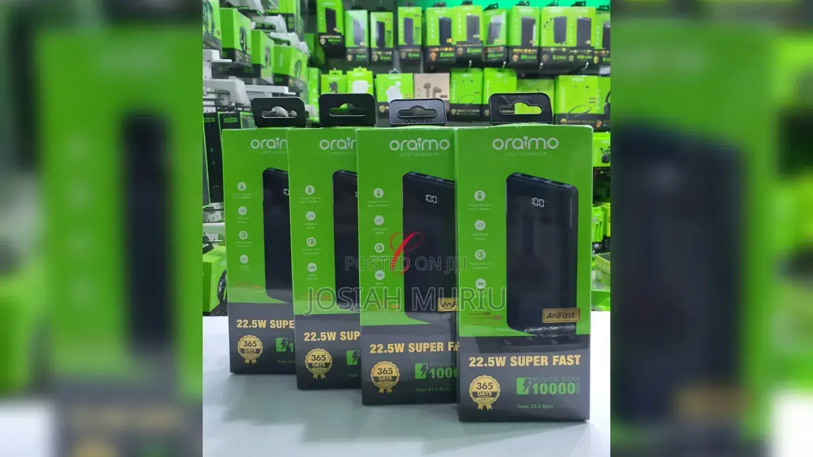 Oraimo Toast 22.5 Byte 10000mah Power Bank.