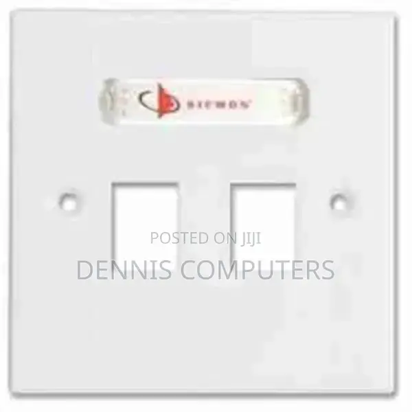 Siemon Cat6 Dual Faceplate