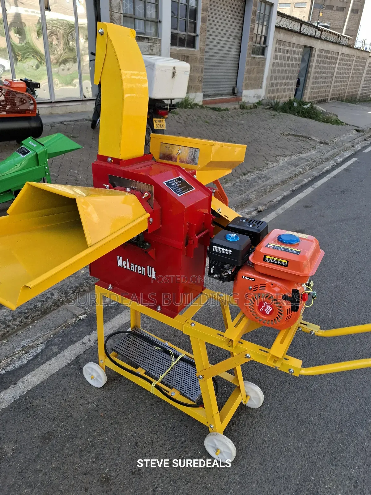 Multipurpose Feed Chopper With A Petrol Engine