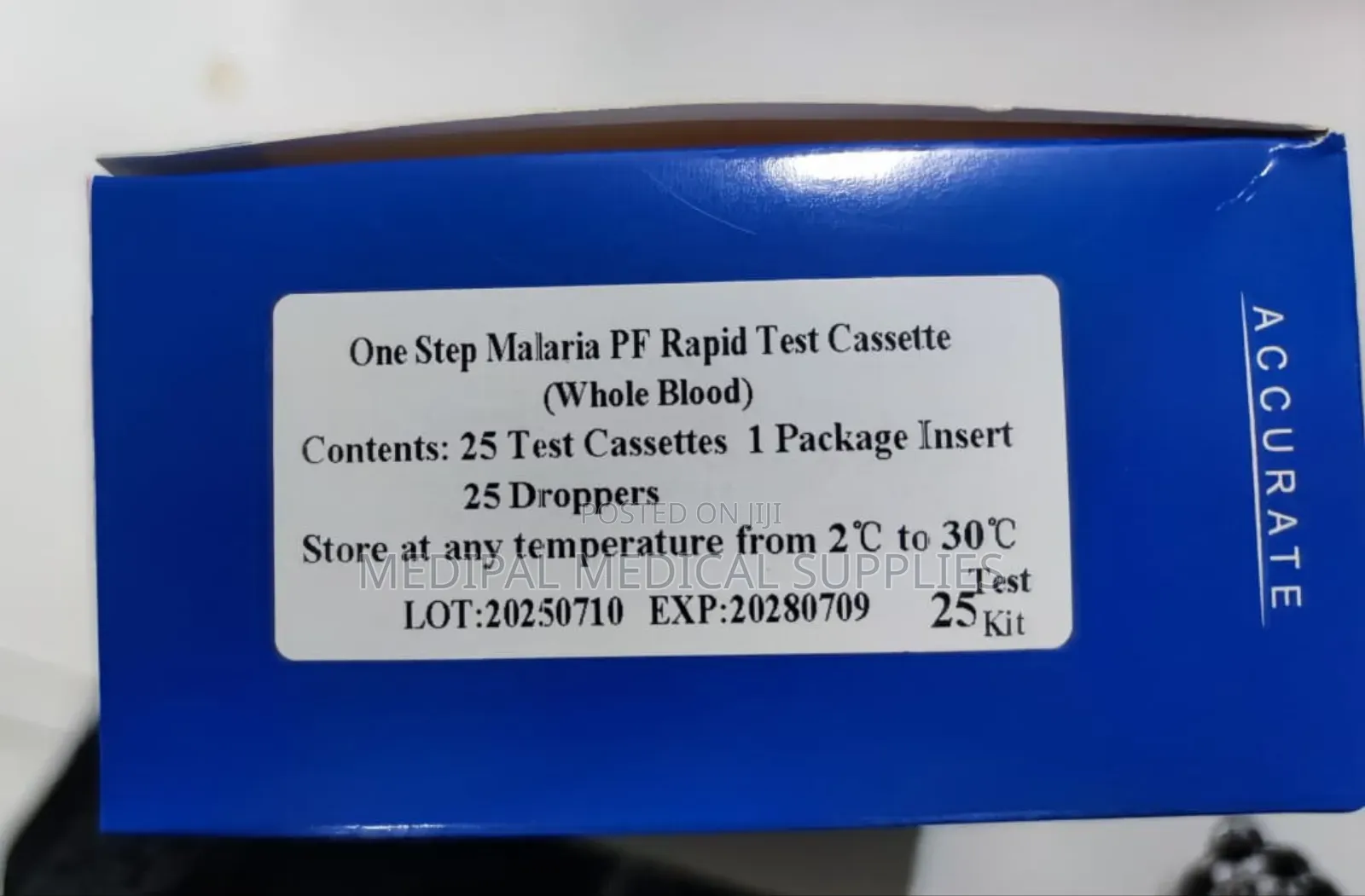 Malaria Diagnostic Test Kit