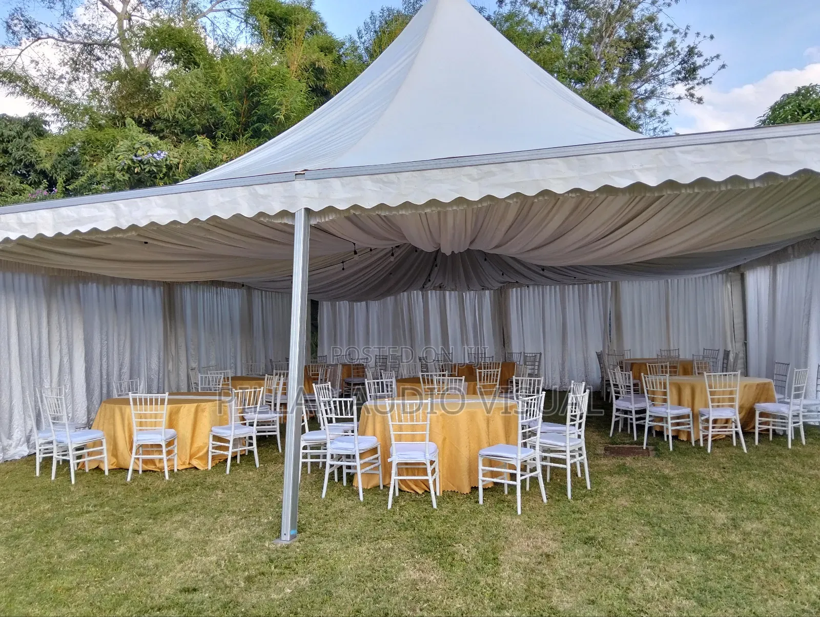 Hire Chairs! Seat Tables Dressed Clean Tents for Events From Pillar!