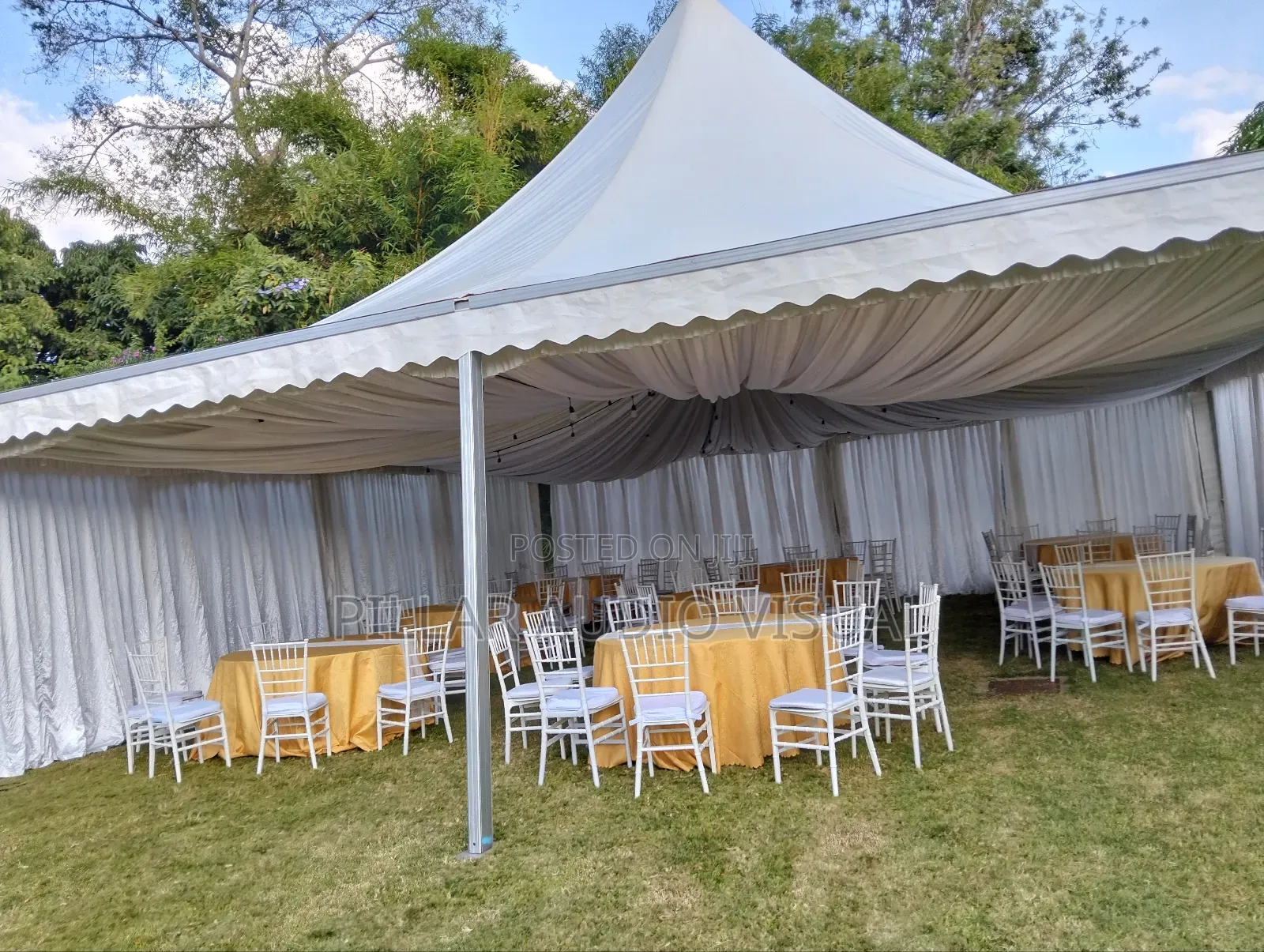 Hire Chairs! Seat Tables Dressed Clean Tents for Events From Pillar!