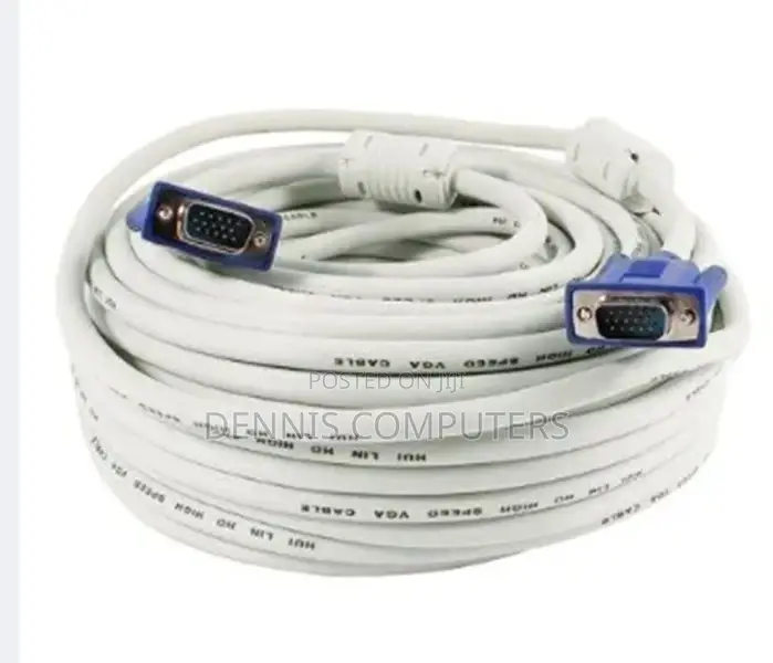 Vga Cable 30m, White in Colour