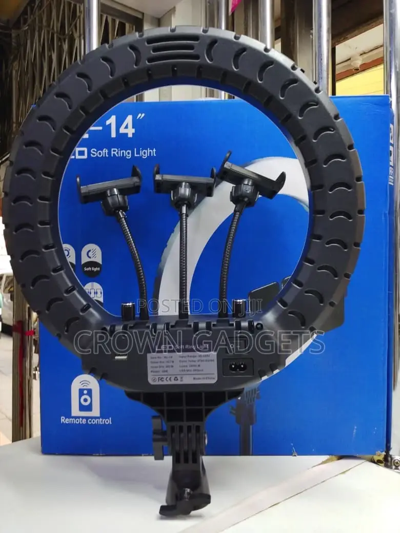 Rl-14 Ring Light With Tripod Phone Holders