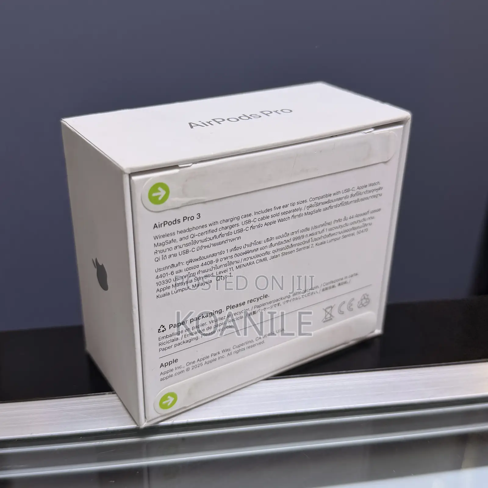 Apple Airpods Pro 3 Wireless Earbuds (Original)