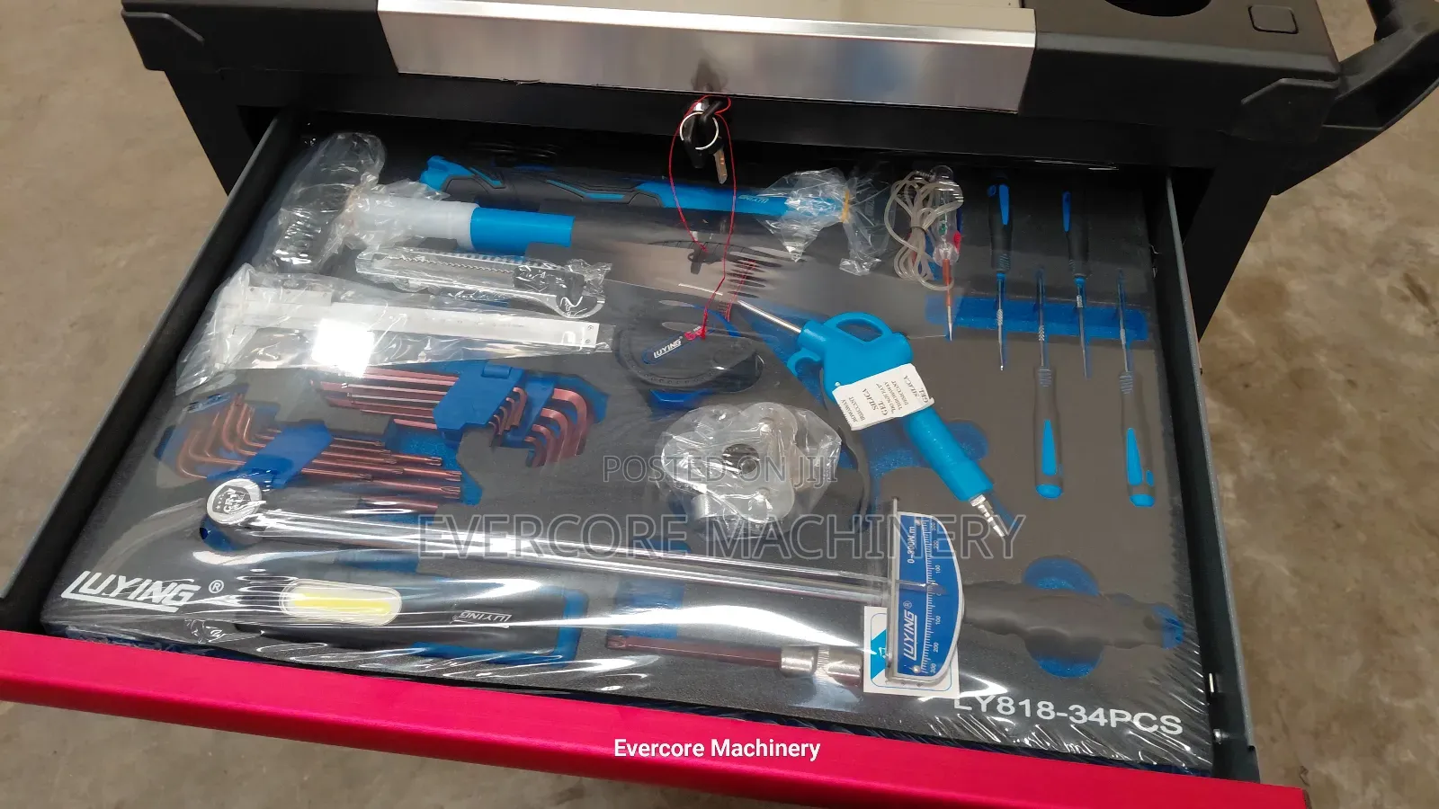 423pcs Tool Box Set With All Accessories Inside.