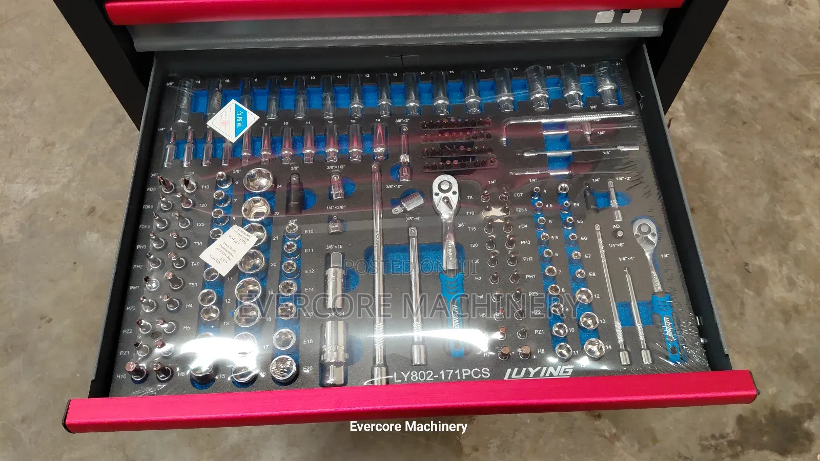 423pcs Tool Box Set With All Accessories Inside.