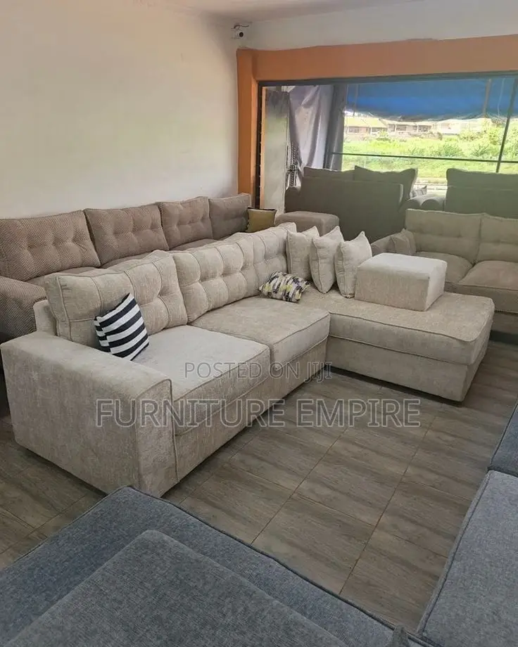 Sophisticated 6 Seater L Sofa