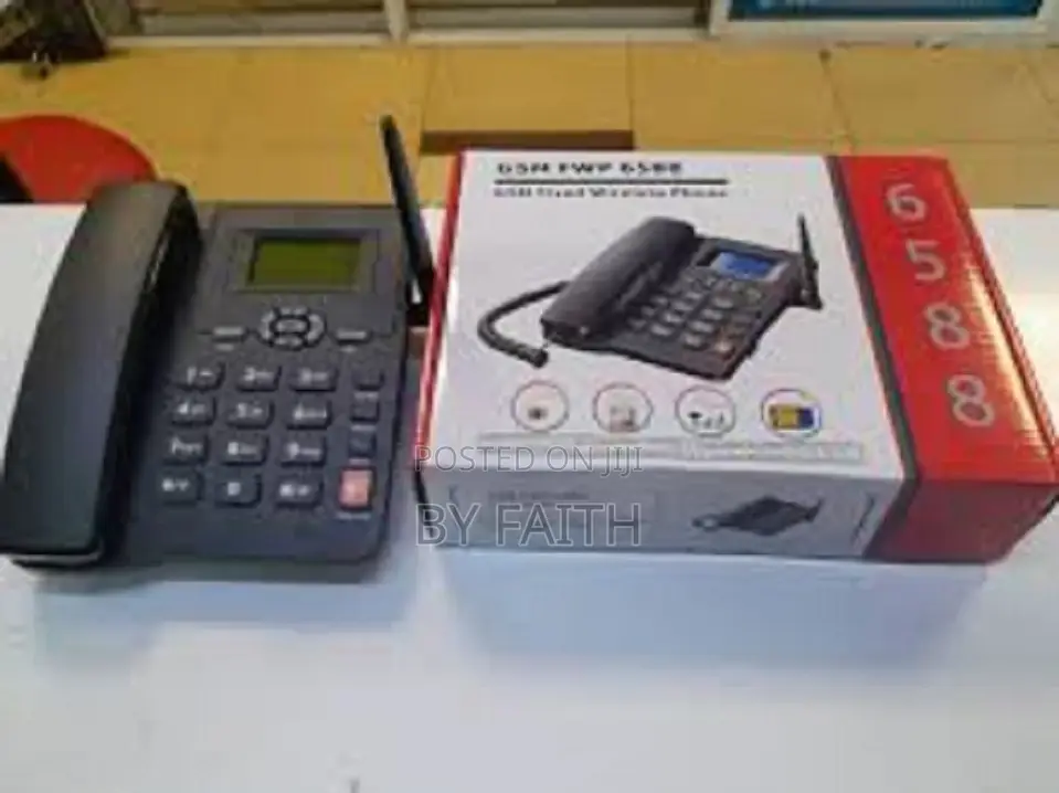 Dual Sim Easy Dialing GSM Wireless Office Landline Phone