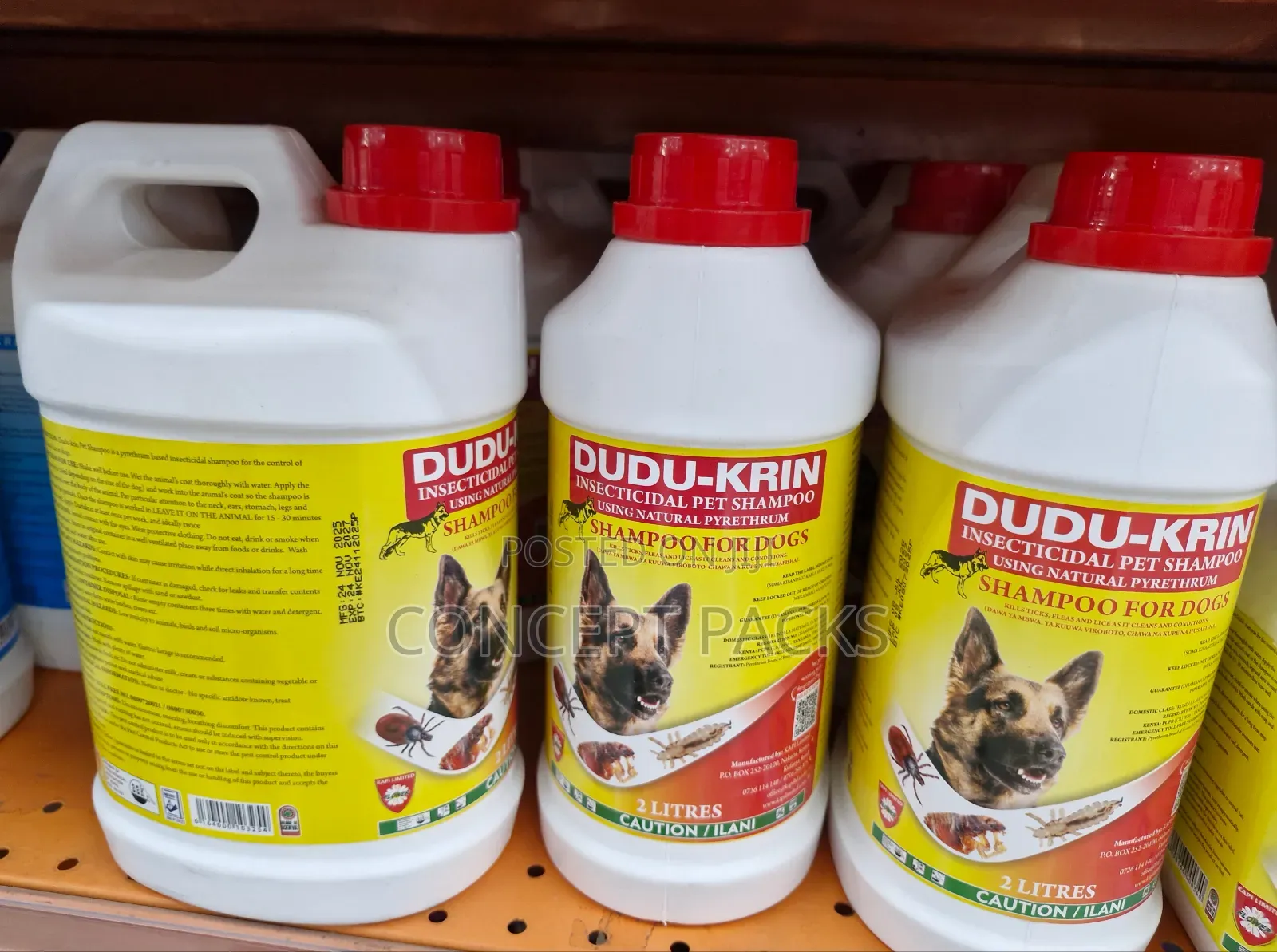 2 Litres Dudu Krin Pet Shampoo