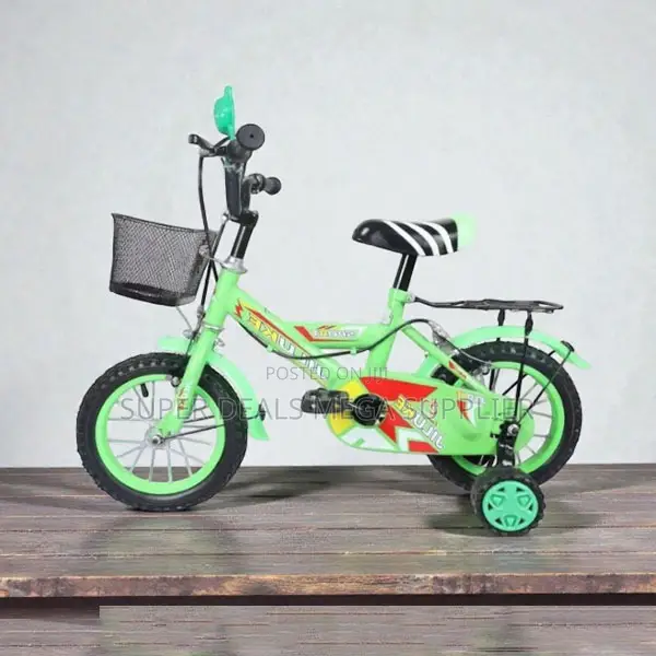 Front Basket 12 Inch 2-4 Years Children Kids Bicycle Fun