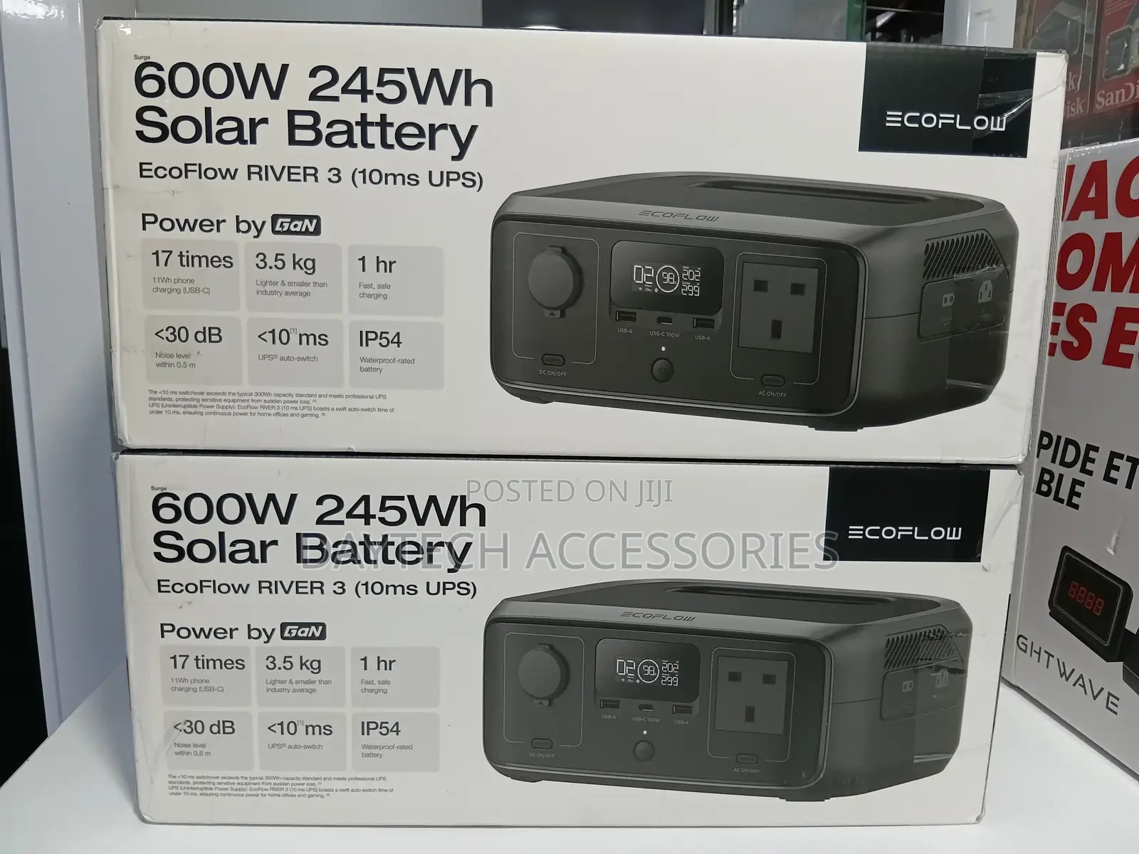 Ecoflow River 3 – Portable Power Station (300w, 245wh)