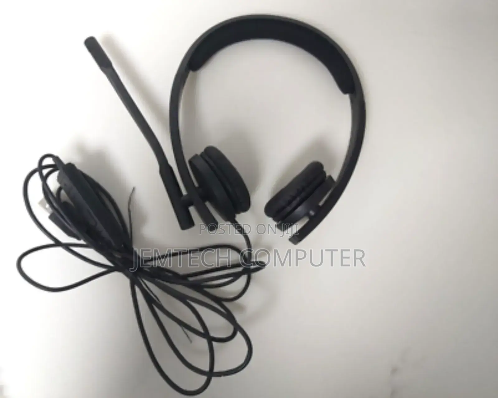 Logitech H570e Stereo Usb-a Headset With Noise Cancelling Mic - Black