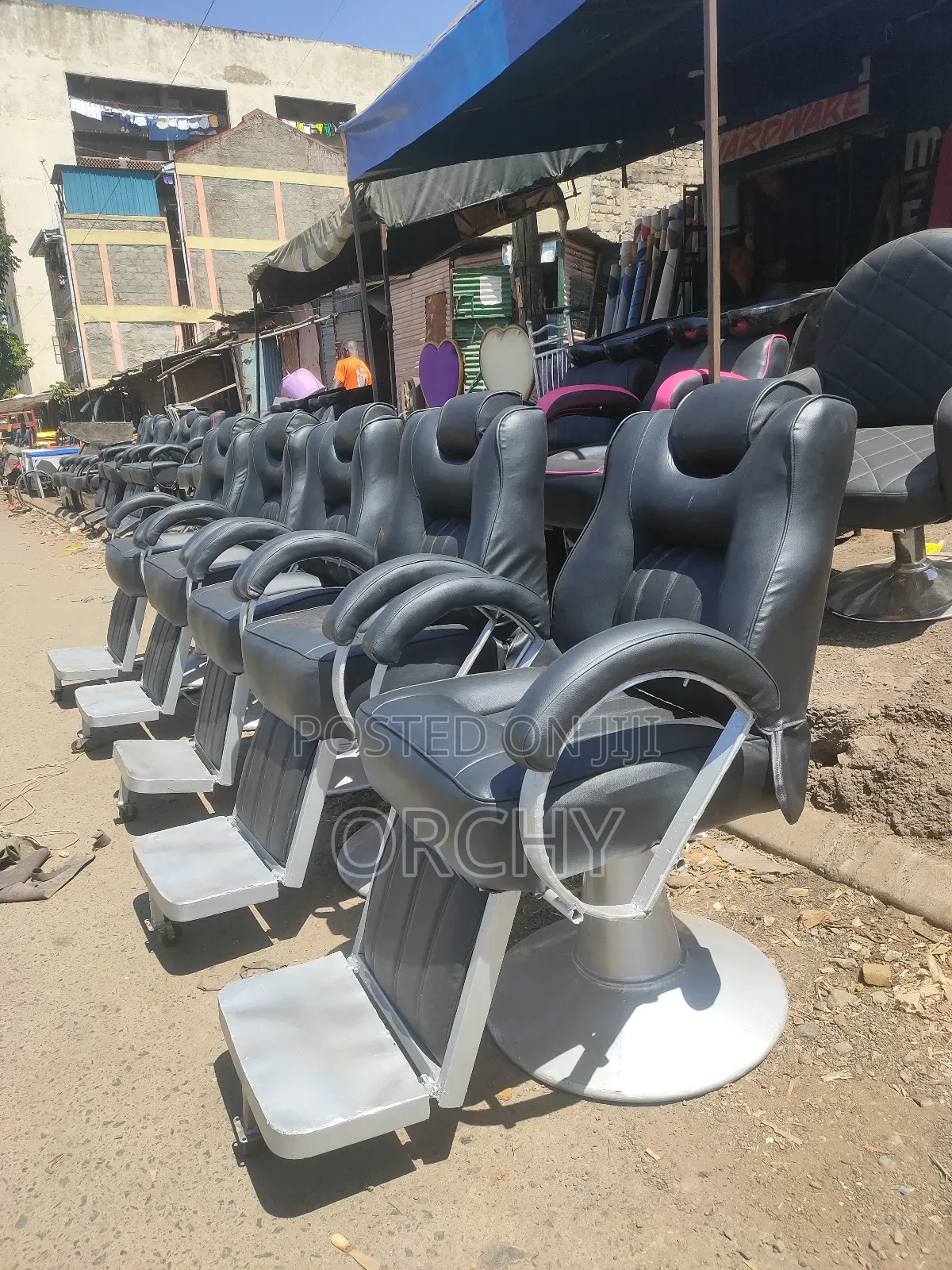 Reclining Kinyozi Seats