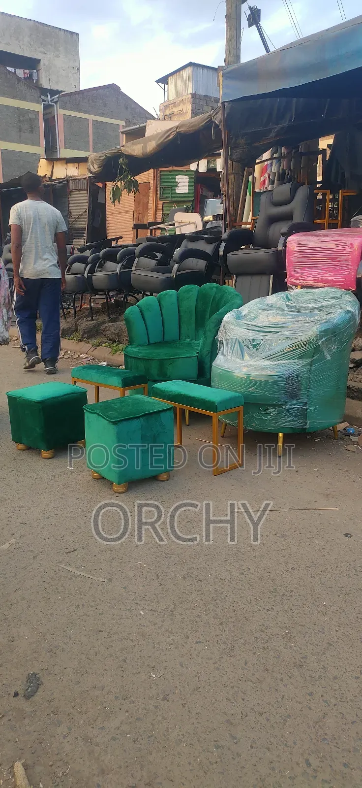 Pedicure Seat+ Pedicure Stool+Footrest