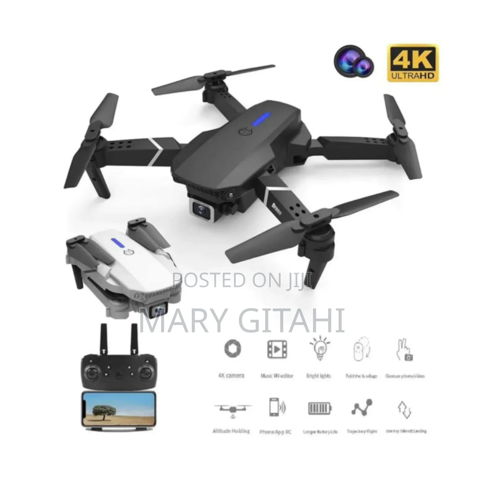Rotation Foldable Aerial Camera Rc Drone Gift