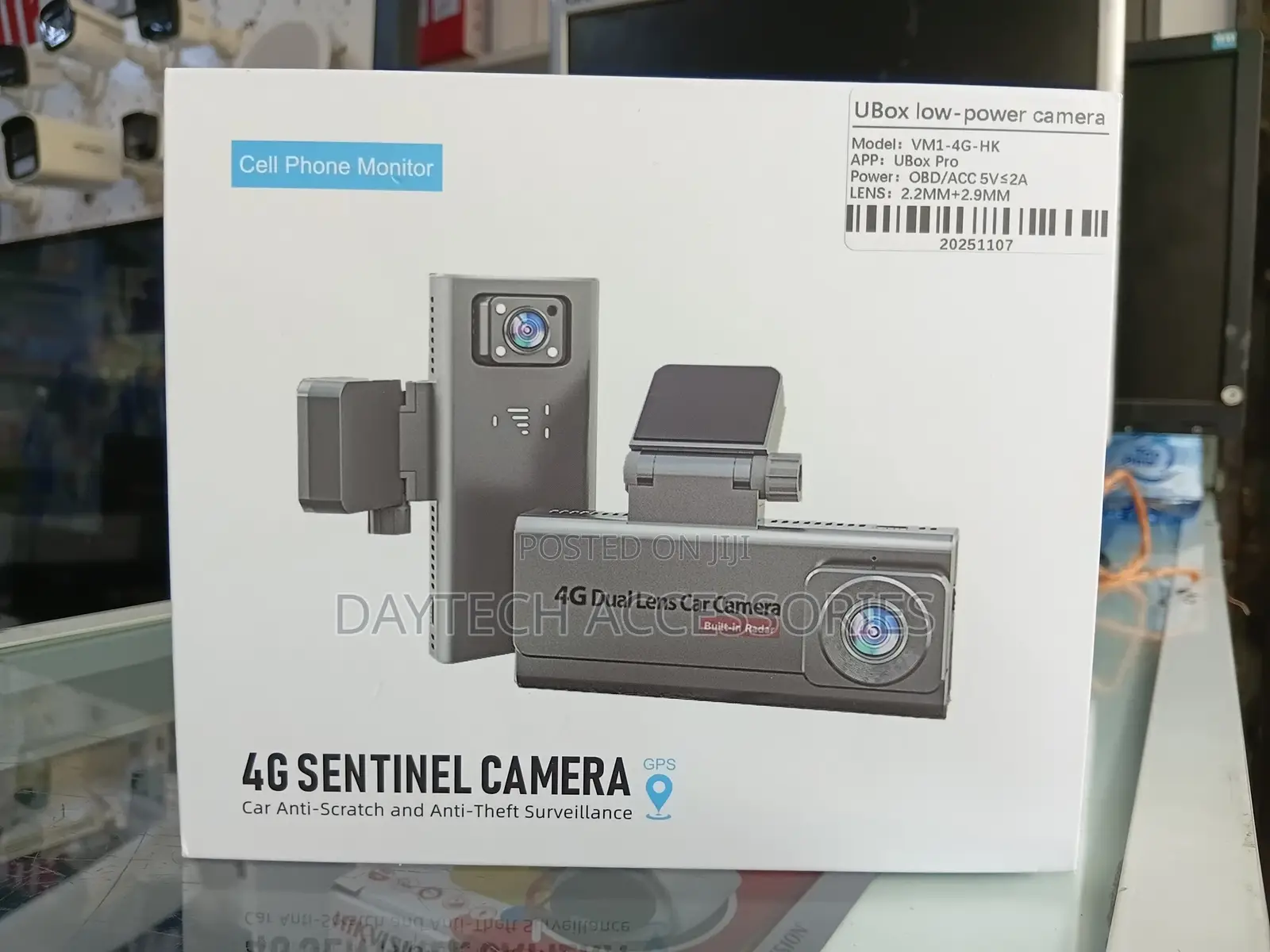 Vm01 4g Dual Lens Dash Cam Front and Rear Car and Vehicle Dashcam.