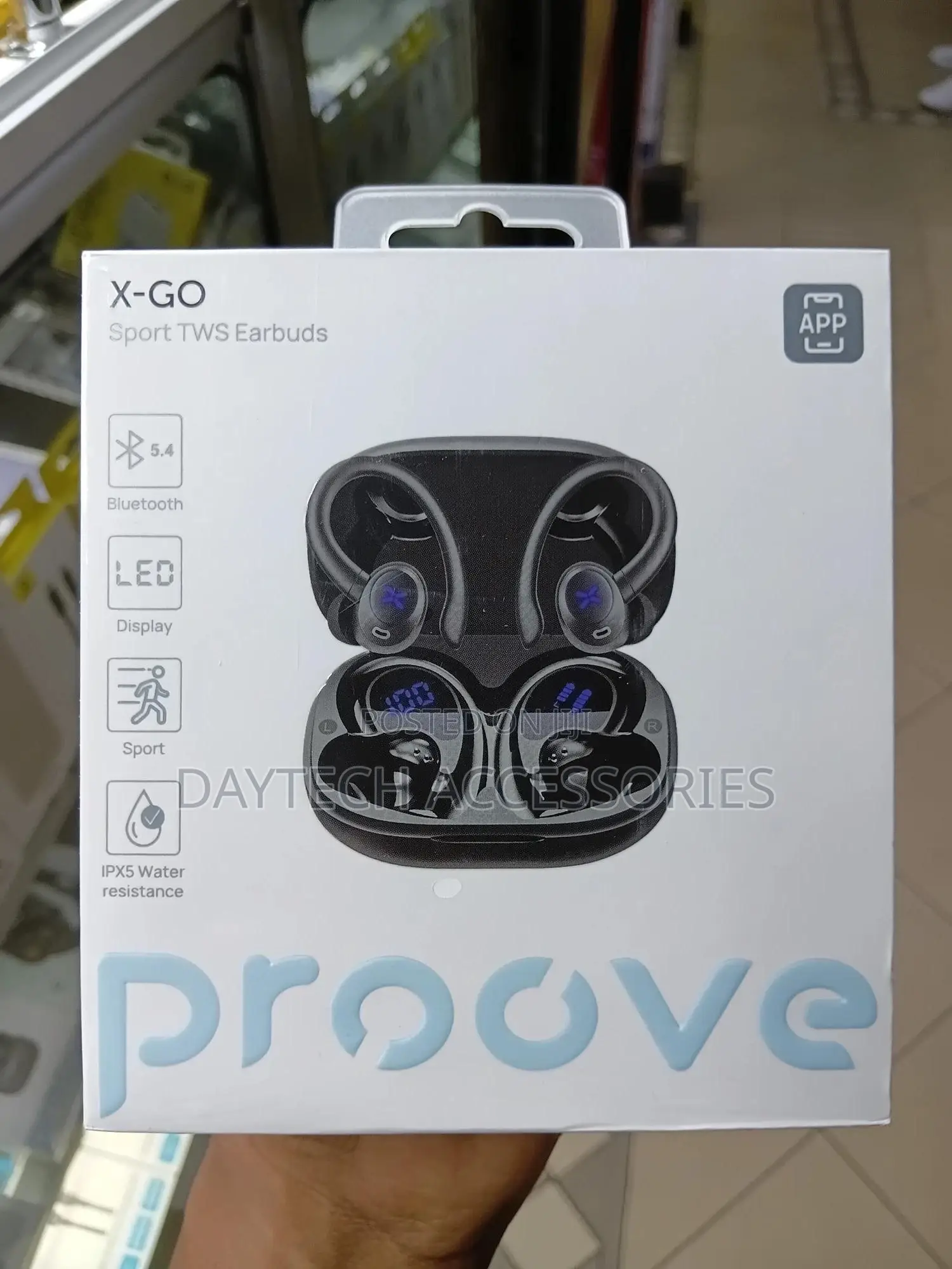 Proove X Go TWS Wireless Earbuds With App Black