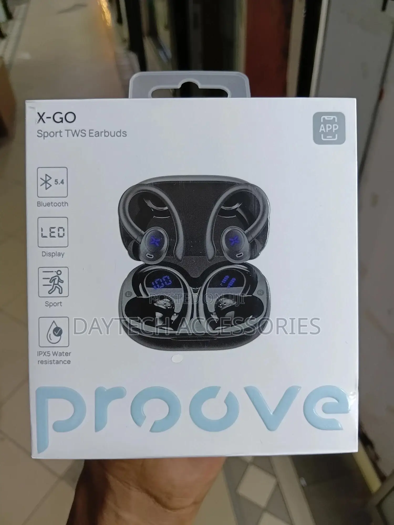 Proove X Go TWS Wireless Earbuds With App Black