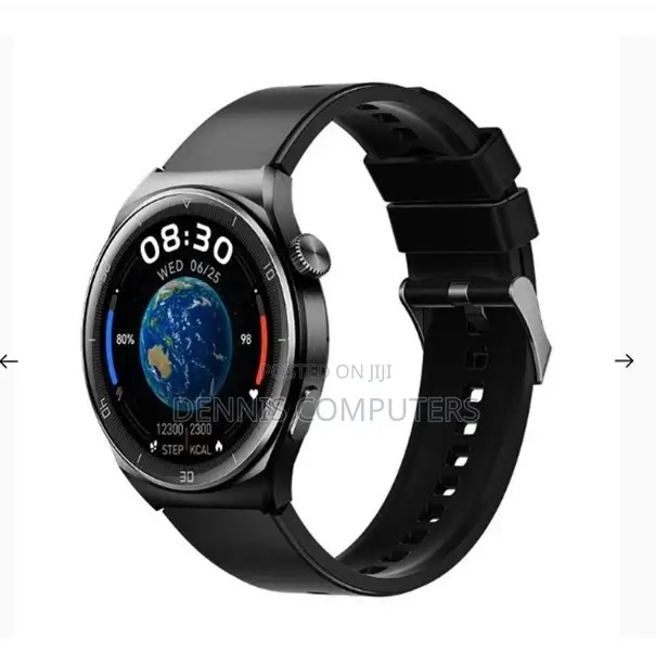 Qcy Active Gx Smartwatch, Black, Silver Gray