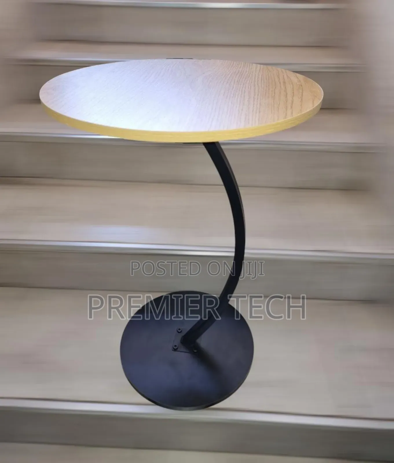 Round Side Table (Size Diameter 30cm Base 40cm Top Height 60cm )