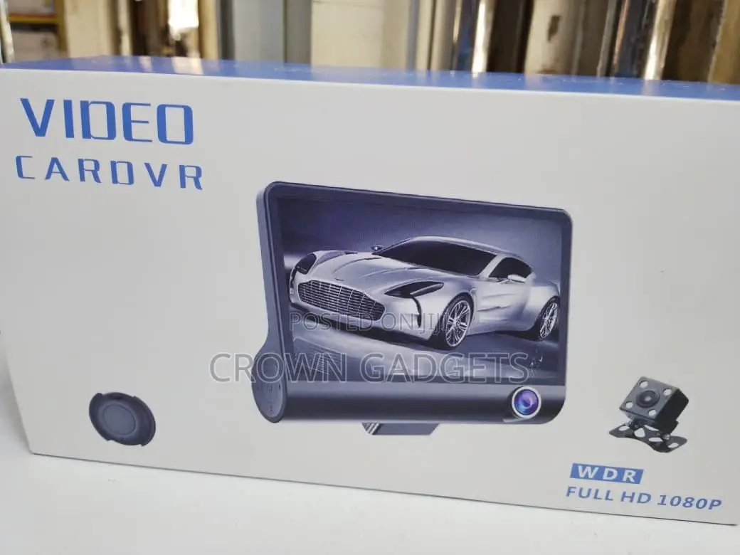 1080p Car DVR Dash Camera Wide Angle With LCD Screen