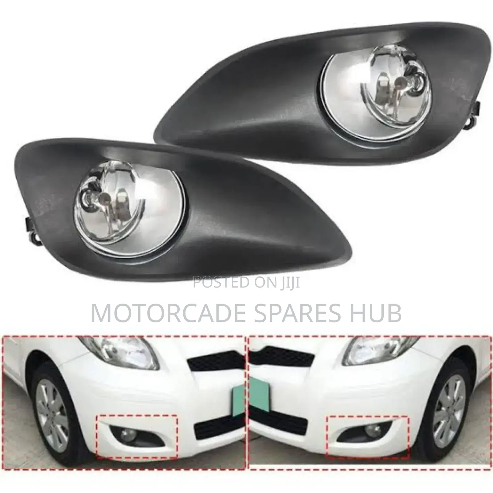 Toyota Vitz 2008_2009_2010 Fog Lights Set