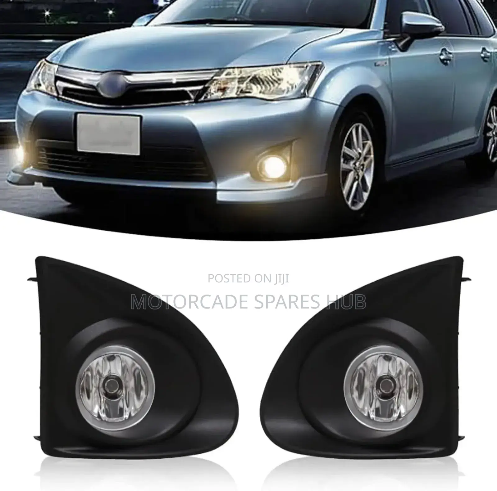 Toyota Fielder 2012_2013 Fog Lights With Covers Set