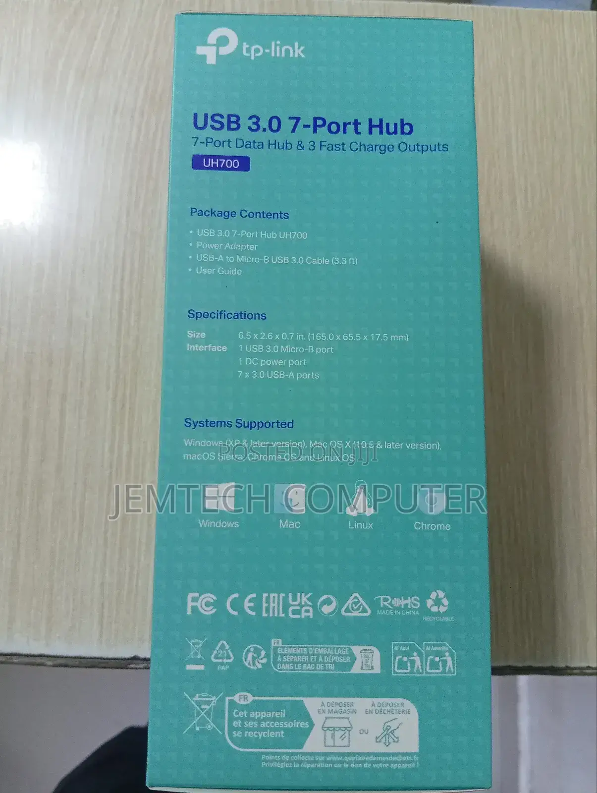 Tp-Link Usb 3.0 7-Port Hub - Tl-Uh700 Hub