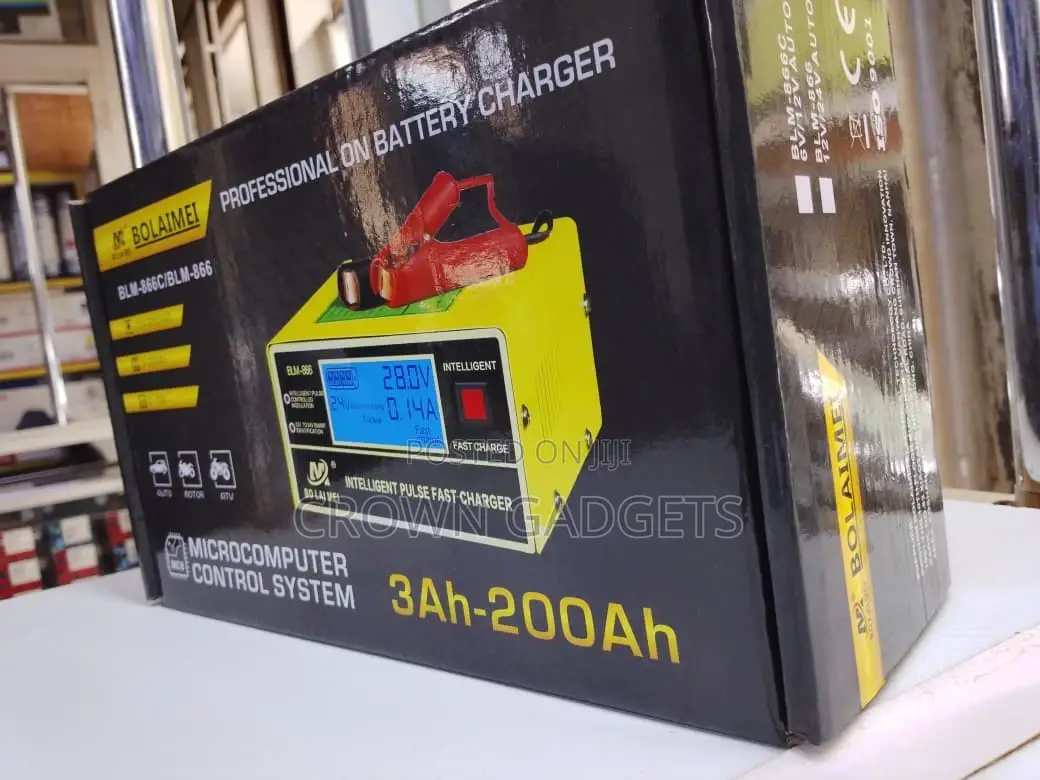 Fast Charging BLM-866 Intelligent Battery Charger for Vehicles